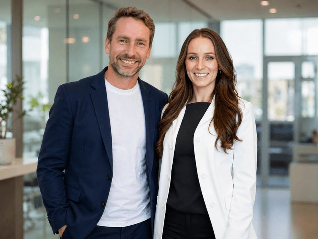 Riley Williams, BC-HIS and Hendrik Oellers, founders of Hello Hearing Studios